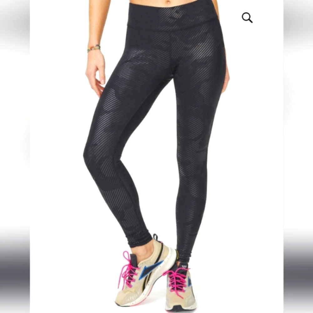 TEREZ BLACK CAMO TALL BAND LEGGING